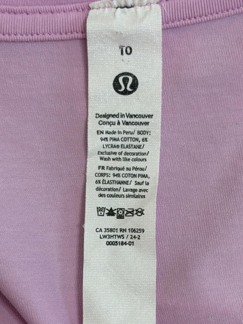 Lululemon Back in Action Soft Pink Long Sleeve V-Neck Tee - Picture 6 of 14